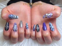 リームサロン 池袋店(LYYM SALON)/パープルミックスネイル