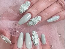 キレイエ ネイルズ(KIREIE NAILS)/クロム 十字架 クロス y2k