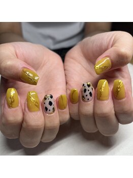 イロ(iro)/うし柄ネイル♪