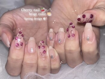 シエル(Ciel)/さくらんぼネイル