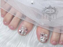 リシェル 原宿店(Ricel)/フット埋め尽くしネイル♪