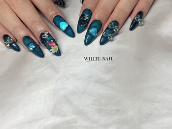 ホワイトネイル(WHITE NAIL)/持ち込み/マグネット/パラジェル