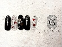 エアフォルクギンザ 横浜店(ERFOLG GINZA)/モードで可愛い冬ネイル