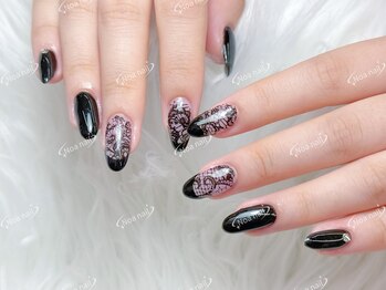 ノア ネイル(Noa Nail)/レースネイル　フレンチネイル