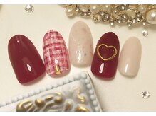 ネイルサロン リベルテ(Nailsalon LIBERTE)/ツイードネイル￥12100