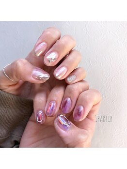 エスパルティール(Spartir)/透け感ニュアンスネイル