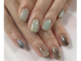 おしゃれニュアンスネイル