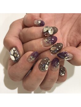 グラマラス プレジール 中野店(glamourous plaisir)/キラキラネイル