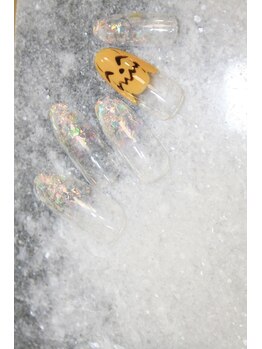 ラルネイル 大宮(Lull. nail)/＊Halloween＊かぼちゃ＊