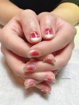 ミップチップ クップドクール アルム(mipccip×Coup de Coeur×Areum)/cheek nail