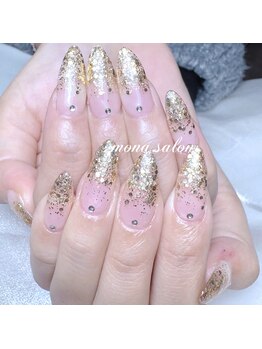 モナサロン(Mona salon)/チップラメグラ＋ストーン10粒