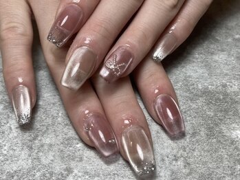 長さだし＊韓国ワンホンネイル