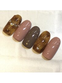 べっこうネイル☆