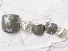 ネイルメゾン 池袋店(NAIL MAISON)/フット個性派星ミラー￥9000