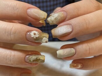 アイネイルズ 天神今泉店(I-nails)/【yuka.t】大人ニュアンス