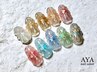 【HAND】ぷくぷく！立体フラワーネイル ¥7700