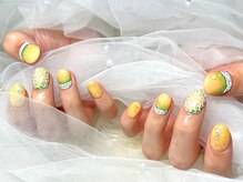ネイルサロンブリス(nail salon Bliss)/☆爽やかなメロンネイル☆