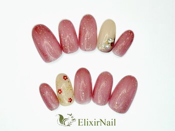 エリクサーネイル 新宿3丁目(Elixir Nail)/定額a シンプル/クーポン使用