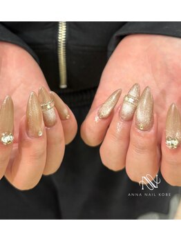 アンナネイル(ANNA Nail)/キラキラマグネットネイル