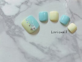 パステルバイカラーネイル♪