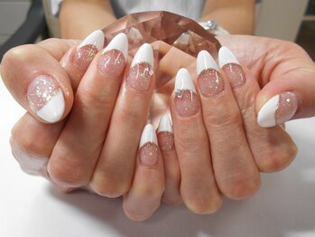 ネイルサロン グレイス(Grace)/長さだし&ジェルフレンチ