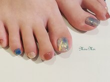 メールメール 和光市本店(MereMer)/ニュアンスアートフットネイル