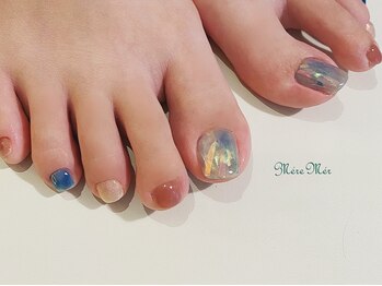 メールメール 和光市本店(MereMer)/ニュアンスアートフットネイル