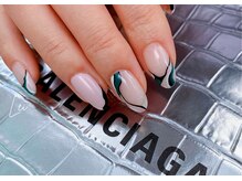 レイ ネイルアンドセレクトショップ(Lei Nail&Selectshop)/Black×Green