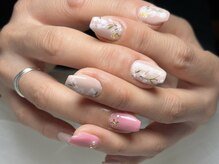 サロンドフォーエイチ(salon de 4H)/春だからこそな桜ネイル