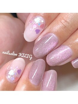 ネイルサロン キリグ(KILIG)/newマグネット　ピンク