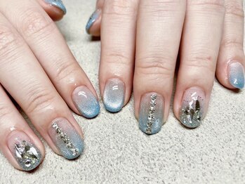 ネイルアイラッシュサロン ジョアアンジェ 難波店(joie ange)/マグネット　ビジュー