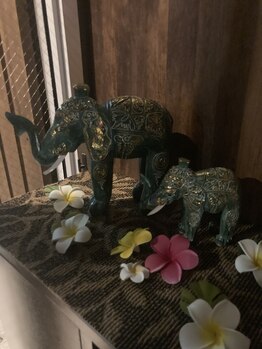 アジアンリラクゼーション ヴィラ 大牟田店(asian relaxation villa)/アジアンテイストな置物♪