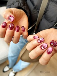 マグネットバタフライネイル
