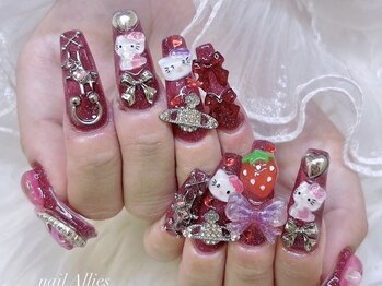 ネイル アリーズ セカンド(nail Allies 2nd)/ゴテゴテネイル