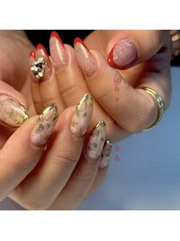 haruka nail × 非対称ネイル