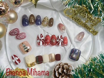 ビアンカ 美浜店(Bianca)の写真/《シンプル~トレンドデザイン、豊富にご用意♪》初回オフ無料/カラーチェンジ◎ネイルをお得に楽しめる☆