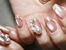 ファン ネイルサロン スクール(Fun)/マグネット＋パール　nitta