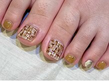 ネイルズ ララ(nails Lala)/ツイードネイル