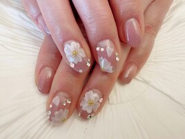 3D桜nail