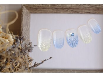 ファストネイル アスナル金山店(FAST NAIL)/夏ネイル　ニュアンス【11277】