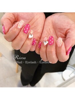 リッカ(Ricca)/pink nail
