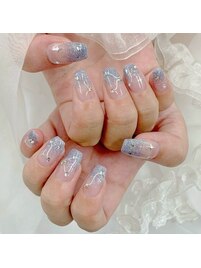 ラメグラ¥3278※ストーン別途