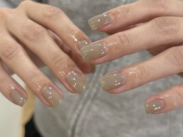 グレージュワンカラー