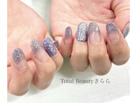 花火ネイル