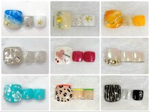 ナナズネイル 魚町店(NANA’sNail)/8月フット定額デザイン