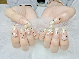 ゴージャス持込 推しネイル