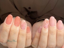 大理石ニュアンスネイル