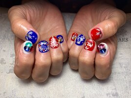 クリスマスネイル¥9900