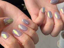 ネイルメゾン 池袋店(NAIL MAISON)/うるうるオーロライエロー¥6500