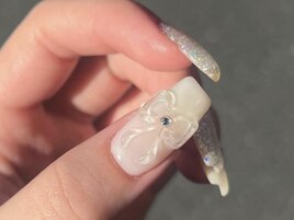 クリアぷっくりリボン